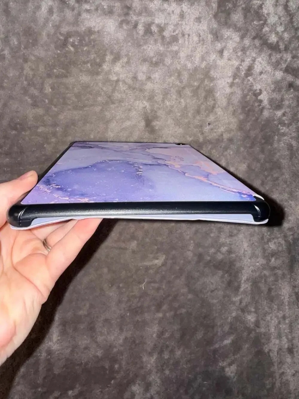iPad Air 11 Fintie Purple Marble Tablet Case
